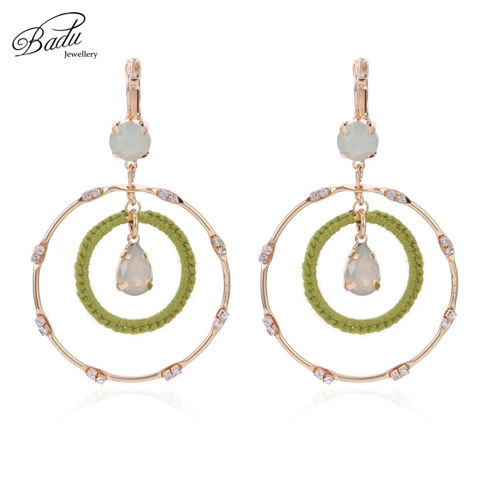 

Badu Women Gold Circle Hoop Earrings for Women Tiny Cubic Zirconia Delicate Earring Party Jewelry Gift for Girls Wholesale