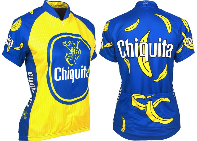 CHIQUITA BANANA Cycling Jersey Bike Ropa Ciclismo MTB Maillot