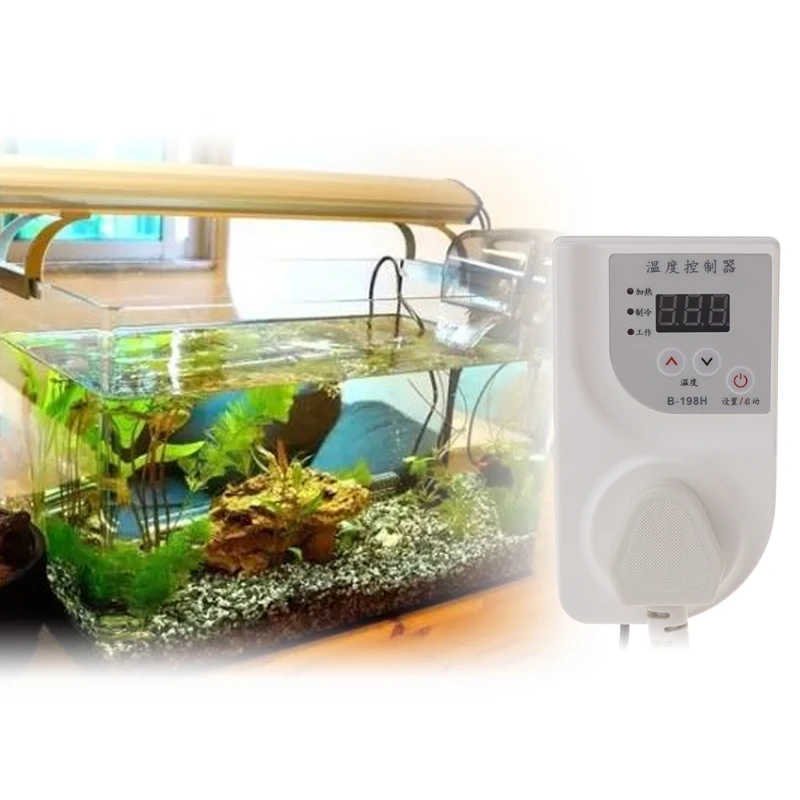 Lcd цифровой термостат рыбы аквариум для рептилий контроллер температуры для инкубатора Смарт Контроль температуры, продукты для аквариумных животных