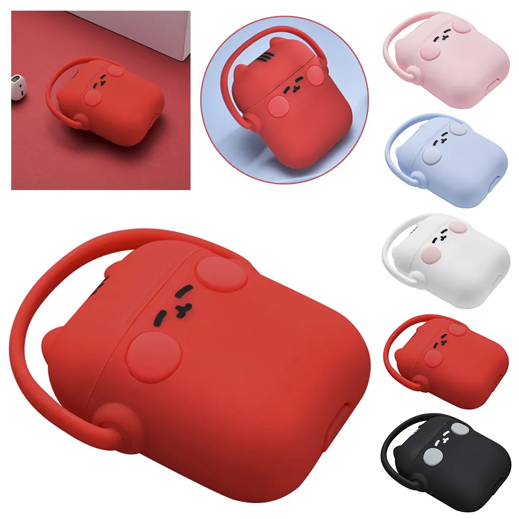 

Cute Soft Silicone Protective Case Cover Pouch Skin for Airpods Earphones high quality airpod case cover for apple airpods