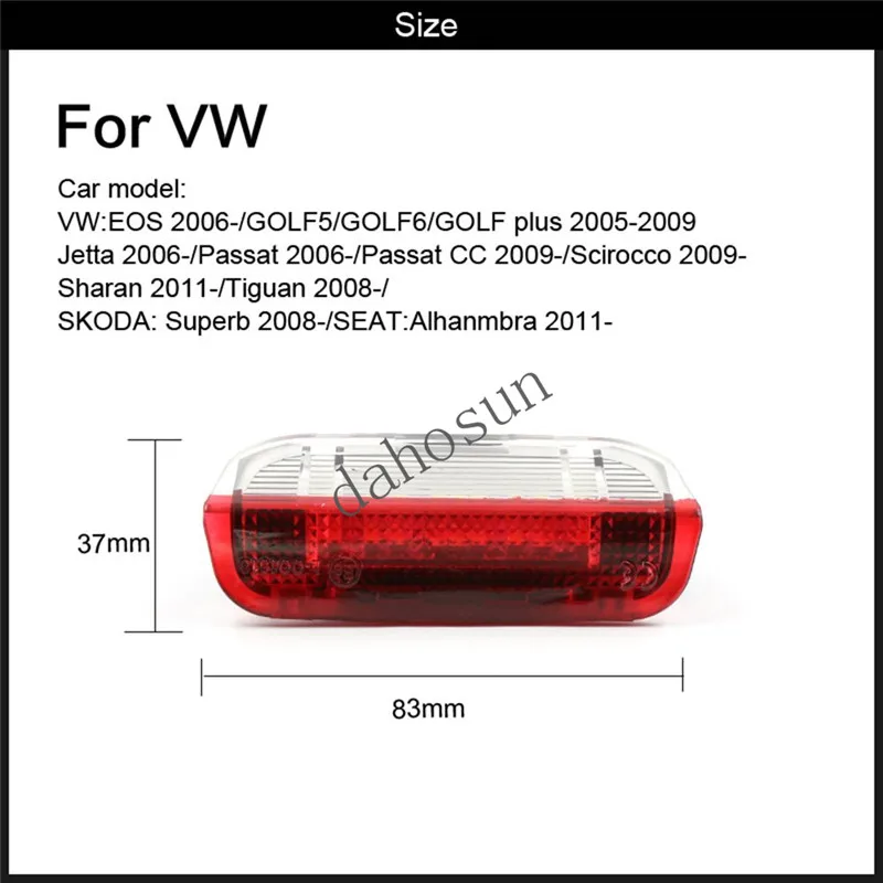 dahosun-VW-doorlight WRED00