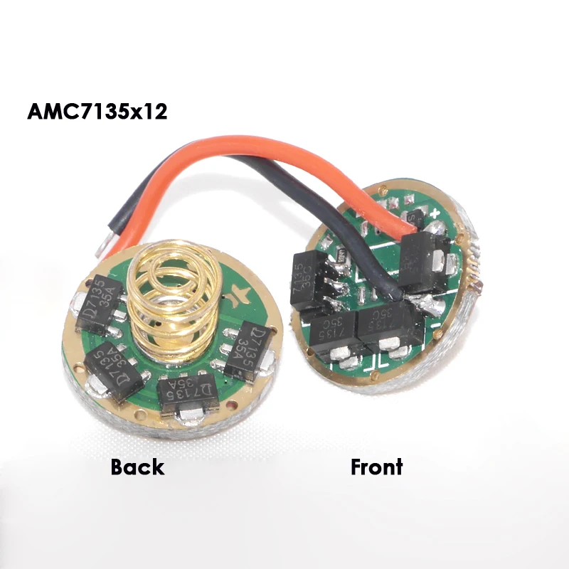 16 мм 20 CREE XM L2 U3/XP L V5/HI V3 LED Star 1A холодный белый медный корпус + 17 AMC7135x12 фонарик|cree xm-l2