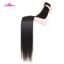 Прямые волосы Ali Coco 8-40 дюймов, человеческие волосы для наращивания 28 30 32 34 36 38 дюймов, бразильские волосы, волнистпряди, не Реми