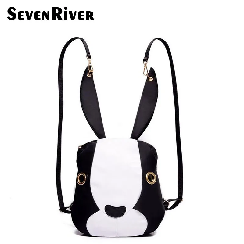 

Cute Rabbit Shoulder Bag Women Girl's Travel Nylon Backpacks Schoolbag Popular Summer Bag Bolsos Mochila
