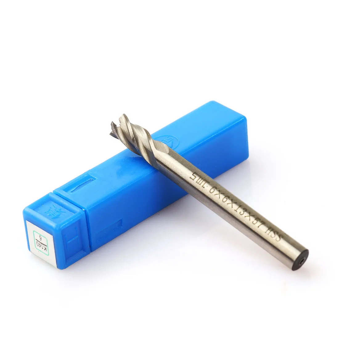 Aluminium Wood Metal Drill Bit 6mm 4 Flutes HSS End Mill CNC Cutter