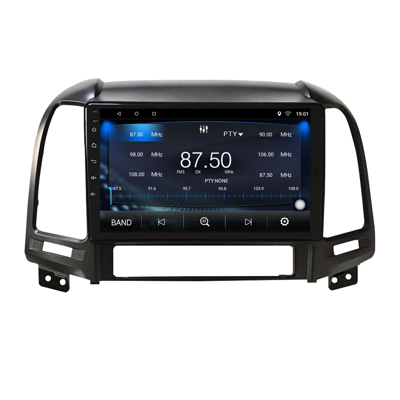 Perfect 9" 2G RAM 32G ROM Android Car DVD Radio Stereo GPS For Hyundai SANTA FE 2006 2007 2008 2009 2010 2011 2012 audio headunit WIFI 4