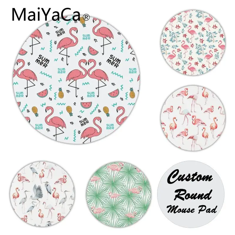 

MaiYaCa Red Flamingo Silicone Pad to Mouse Game Hot Selling Fashion Design mouse mat