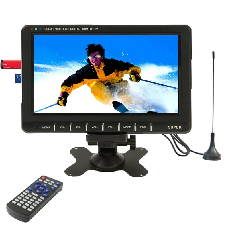 Mini Monitor/analog Tv With Fm Radio 