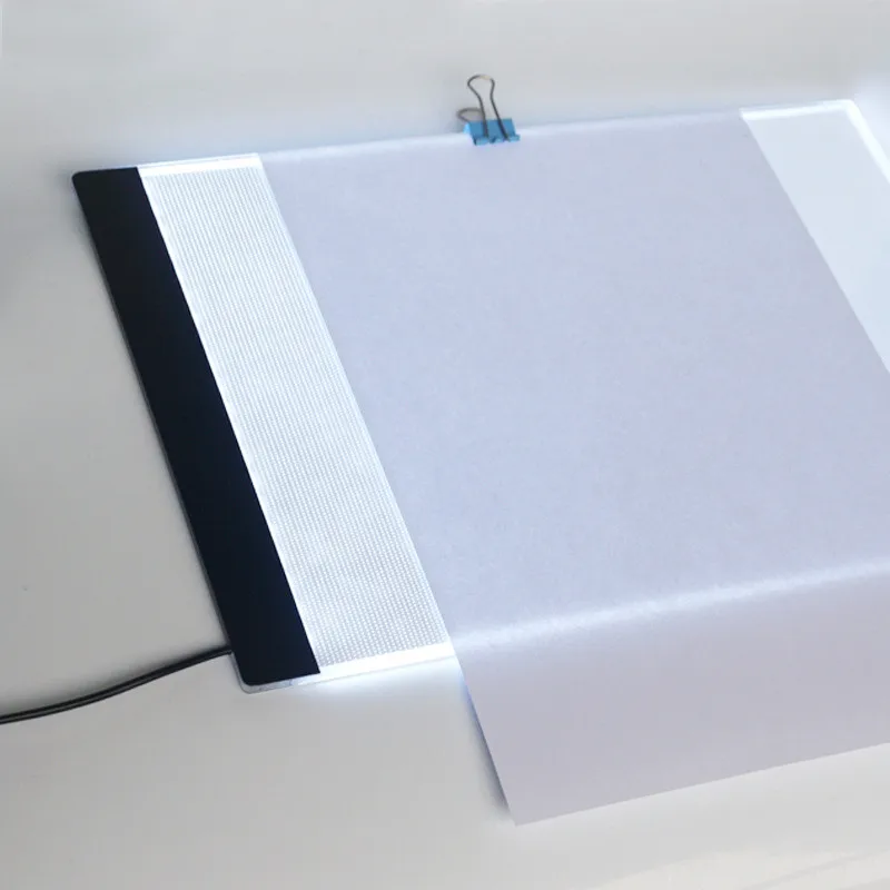 

A4 LED Light Copy Painting Drawing Board Led Light Pad Table Pad Panel Copyboard with USB Cable Drawing Tracing Pad Light Box