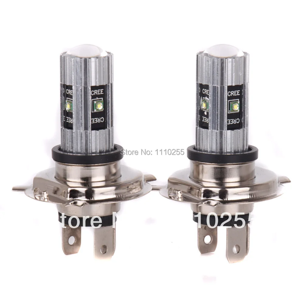

2 x H4 9003 HB2 P43T 25W High Power Auto LED Headlight Fog Light Bulbs for BMW VW Ford Toyota Honda Lada skoda kia hyundai