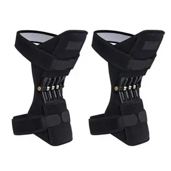 

1 Pair Joint Support Knee Pads Breathable Climbing Pad Support Knee Pads Powerful Rebound Stabilizer Knee booster Outdoor 2019