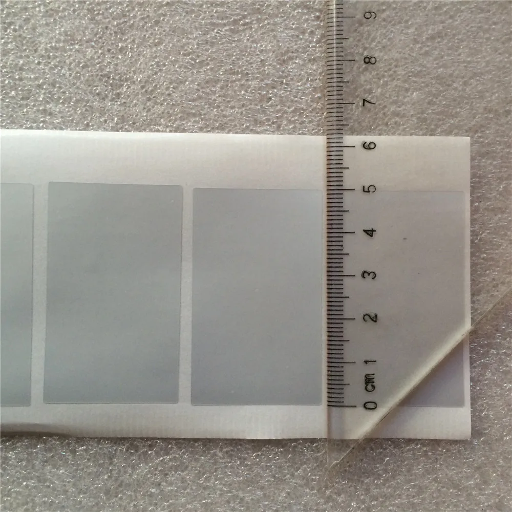 1000pcs 50x30mm 개인화 된 브랜드 자기 접착제 실버 애완 동물 보안 레이블 상자 카 톤 가방 포장 테이프 인감 Void 열기