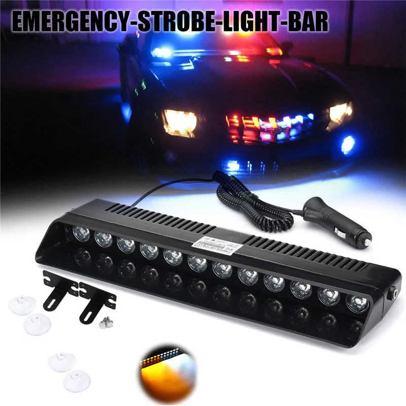 JX-LCLYL 12LED автомобиля тире аварийной ситуации Strobe Flash светильник бар
