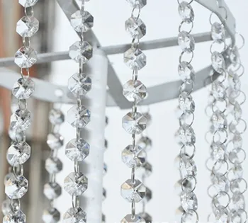 

Wholesale Acrylic Bead Curtain Hotel Bar Decoration Door Curtain Home Luxury Window Curtain 200m/lot