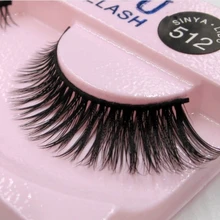 3 пар/лот, женские накладные ресницы для макияжа, красивые, толстые, 3D, популярные, грязные, натуральные ресницы, длинные, черные, ручной работы, Удлиненные ресницы