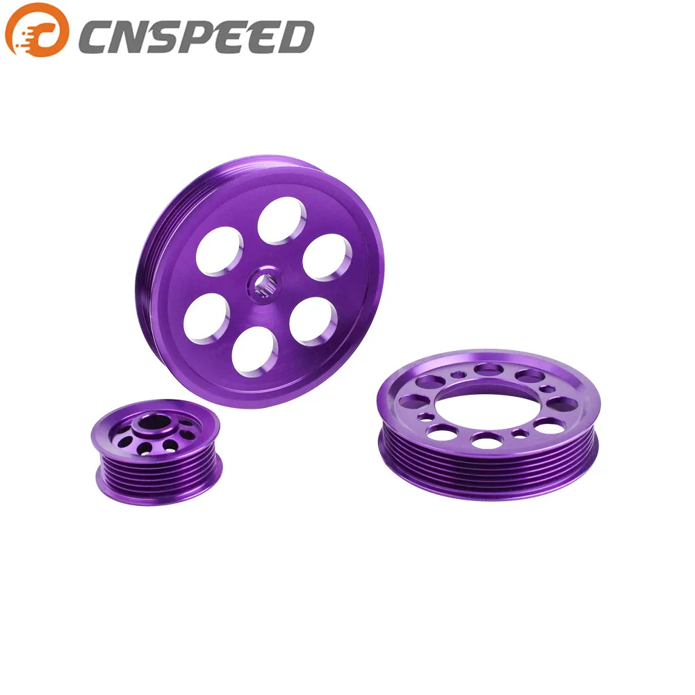 

CNSPEED JZA80 2 JZ crank pulley with the same 2JZGTE 1JZGTE 1 93-97 if the crankshaft balancer harmonic pulley YC100827-PL