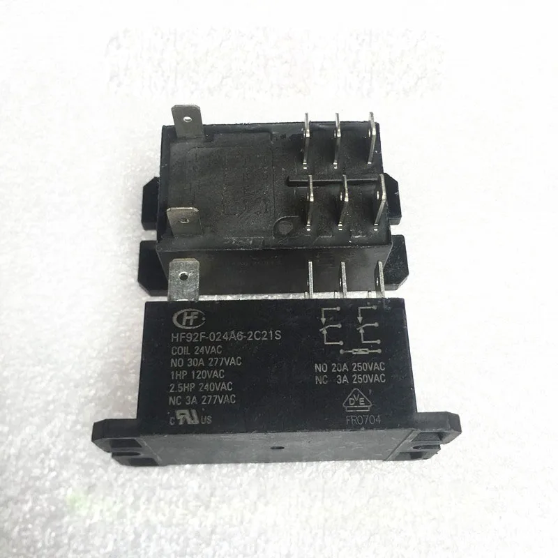 24V relay HF92F-024A6-2C21S 24VDC HF92F-024A6-2C21S-24VDC HF92F024A62C21S DC24V 30A 277VAC | Обустройство дома