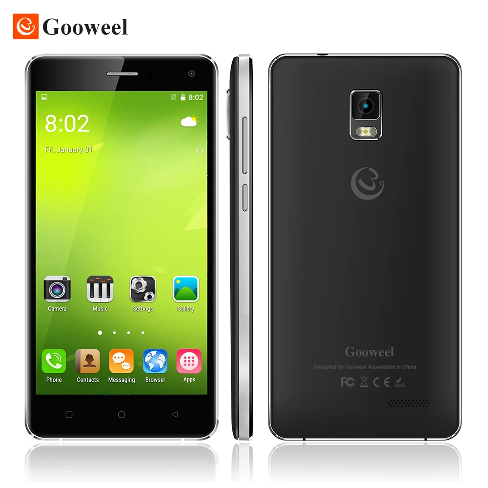 Free Flip case Gooweel M13 Plus 4G Smartphone Android 5 1 mobile phone MTK6735P Quad Core