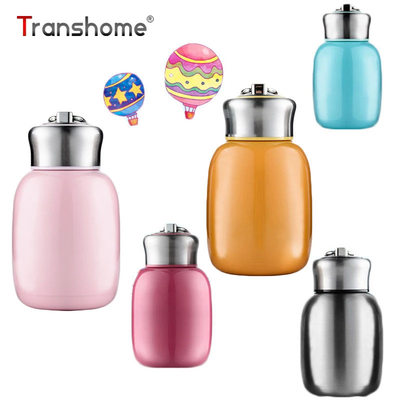 Transhome Insulated Thermos Cup 200ml Cute Mini Portable Stainless