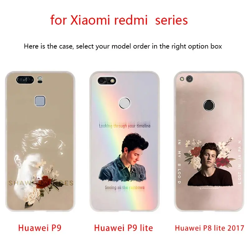 Мягкие чехлы для Huawei P40 P30 P20 Pro P10 Lite E Plus P Smart Z 2020 2019 Shawn Mendes 98|Бамперы| |