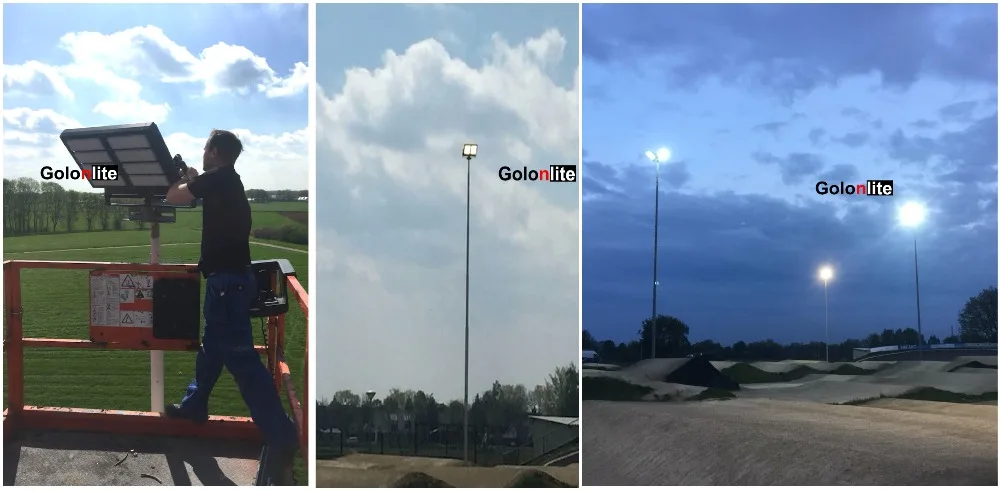 LED flood light for outdoor sport court 