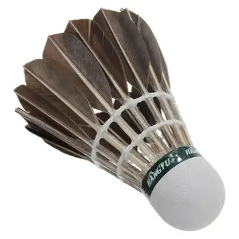 

12pcs Training Goose Feather Badminton Balls Game Sport