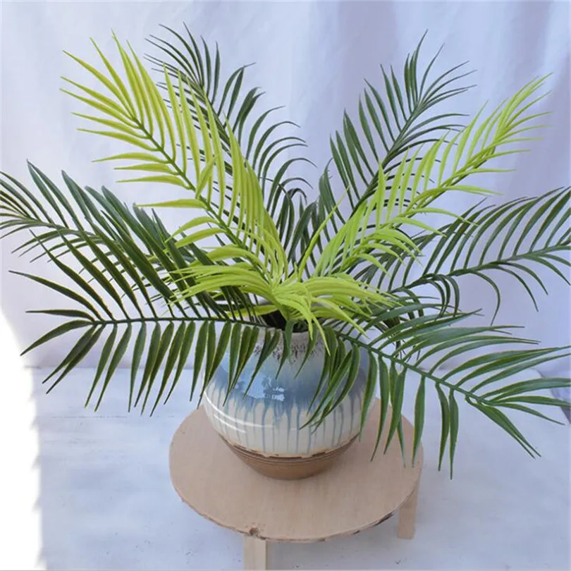 

Fake Fern Palm Plant Artificial Palm Tree Stem 50cm for Green Wall Decoration Fake Greenery Plant