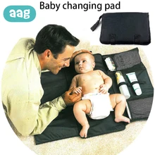 AAG детский портативный пеленальный коврик пеленальная пеленка сумка моча коврик для новорожденных водонепроницаемый складной дорожный стол лист