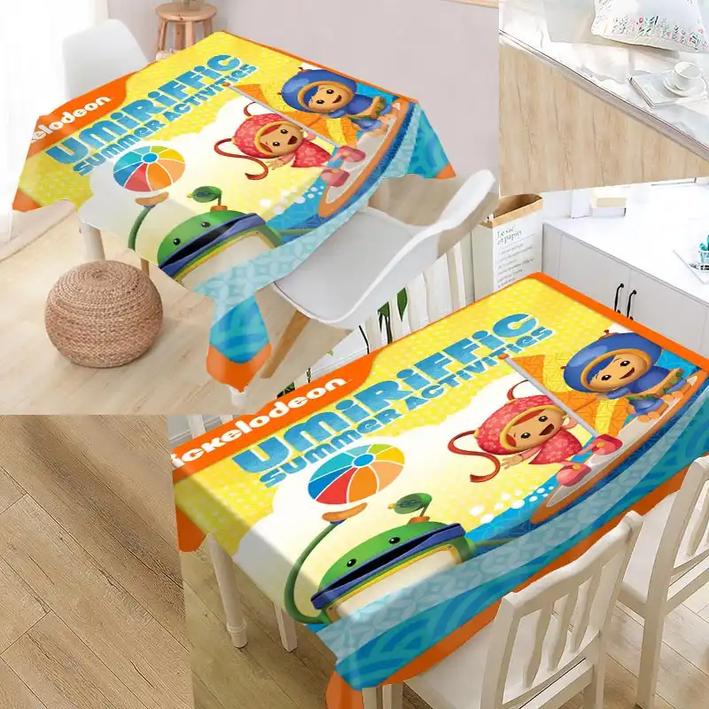 Custom Team Umizoomi Table Cloth Oxford Rectangular