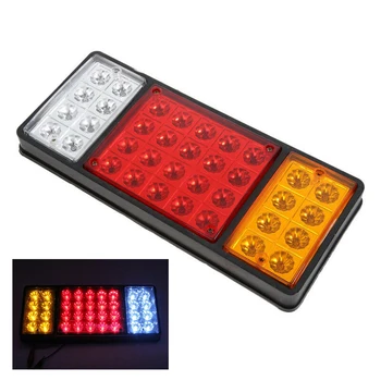 

Rectangle Tail Light For Caravan 36 LED Rear Waterproof 12V DC Truck Boat Car Lamp Trailer Practical