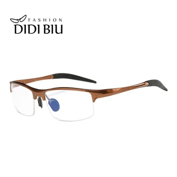 

DIDI Aluminium Glasses Frame Men Driving Windproof Clear Eyeglasses Rectangle Mirror Lens Myopia Optical Eyewear Frames HN873