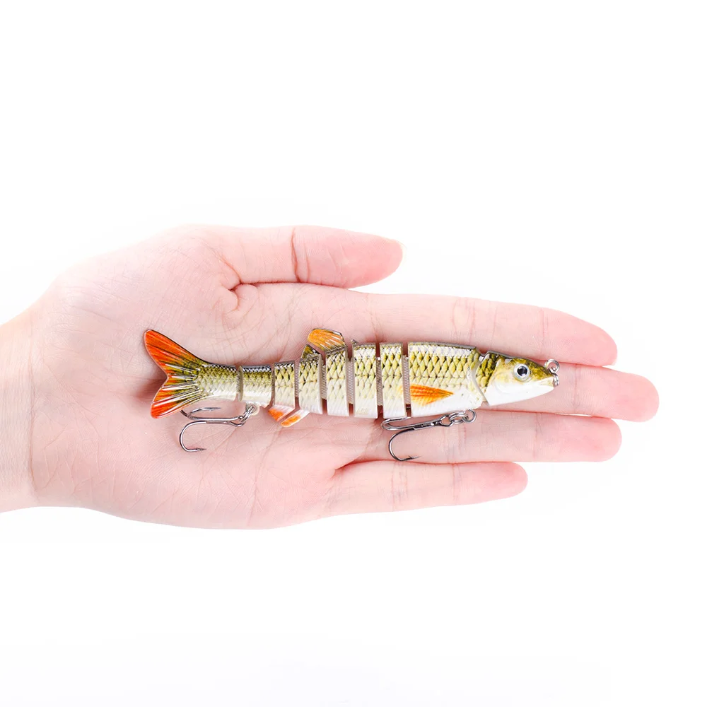 1 шт. рыболовная приманка Minnow 11 см 15 г жесткая Мульти соединенная Crankbait