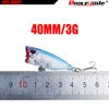 Señuelo de pesca Popper Mini Wobblers 4cm 3g, cebo de pesca artificial Crankbait 6 #, anzuelo de acero al carbono, Señuelos de Pesca isca, 1 Uds. ► Foto 2/6