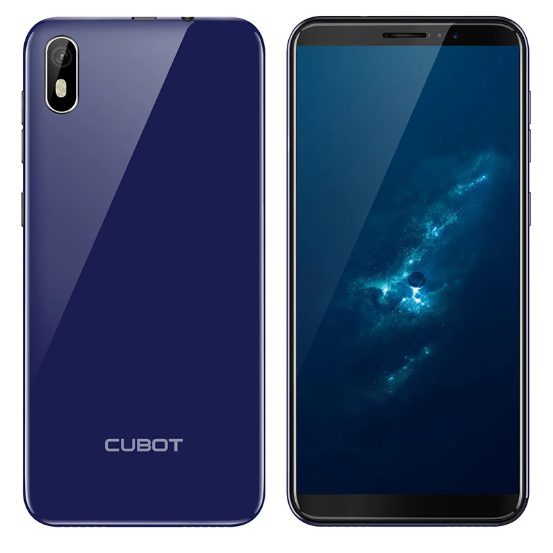 Cubot J5 Android 9,0 18:9 полноэкранный 2 Гб 16 Гб 5,5 дюймов MT6580 четырехъядерный смартфон 2800 мАч 3G Dual Nano Sim Celular