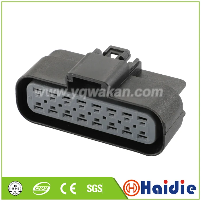 

Free shipping 5sets 16pin female auto electric waterproof plug plastic cable cable connector HD162YD-2.8-21