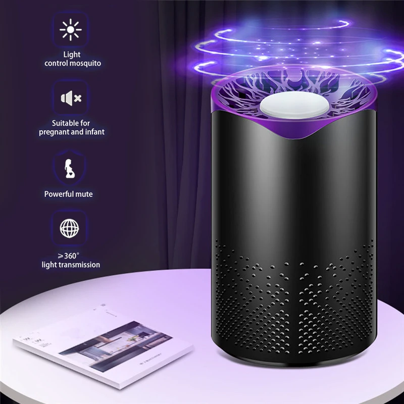 Новинка 2019 USB электрическая лампа убийца комаров Убийца мух насекомых Комаров