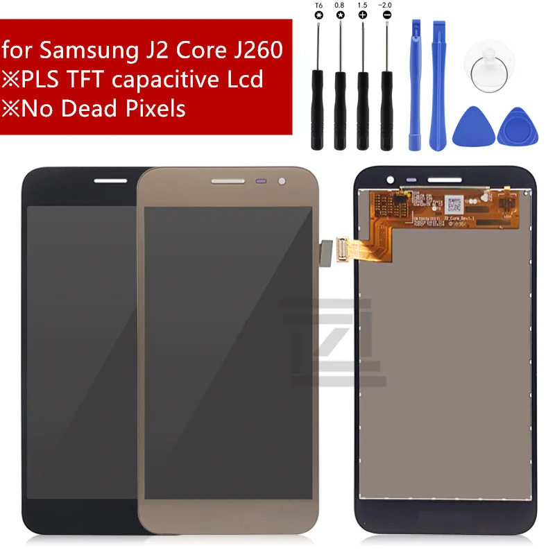 100% протестированный для Samsung Galaxy J2 Core J260 ЖК дисплей сенсорный экран дигитайзер в