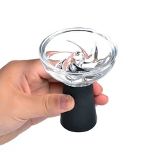 Силиконовая стеклянная кальянная чаша Вихрь Стиль Высокая термостойкая трубка для кальяна Sheesha кальян наргиле Cachimba аксессуары