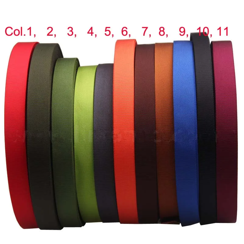 1 Inch 25mm Polypropylene PP Webbing Ribbon Nylon Strap Bag Belt 5/10/20 Yards 1 Inch 25mm Polypropylene PP Webbing Ribbon Nylon Strap Bag Belt 5/10/20 Yards