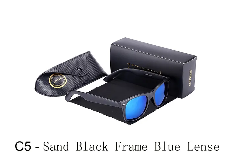 C5-Sand Black Frame Blue Lense