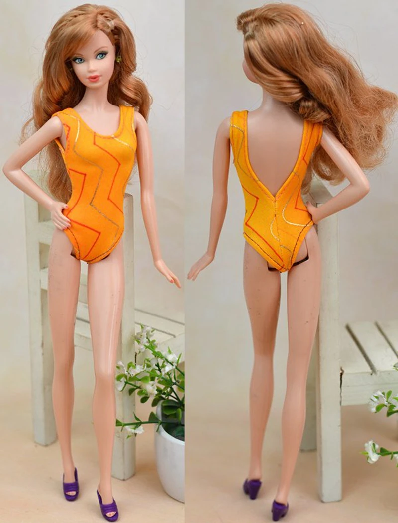 1-Pc Swimsuits for Barbie Handmade
