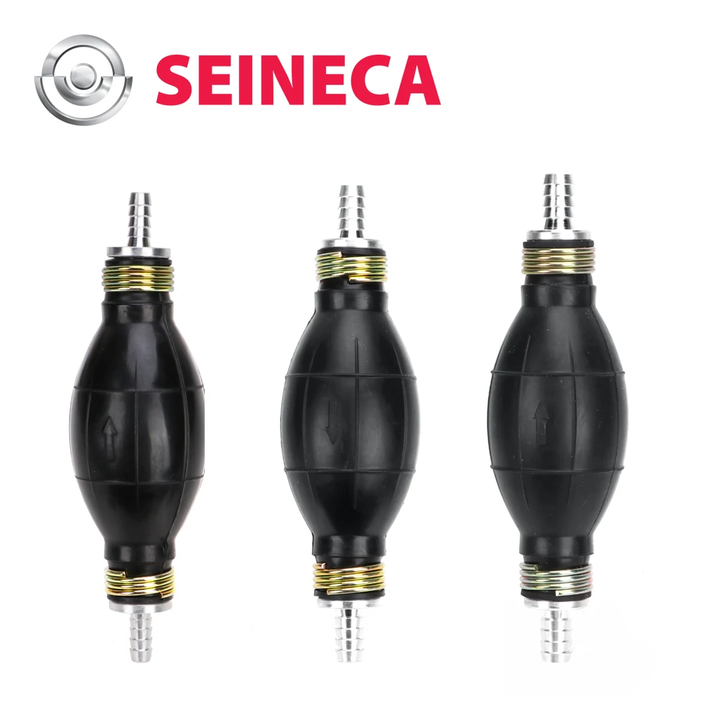 

SEINECA Fuel Line Pump Primer Bulb Hand Siphon Diesel Gas Petrol Pump Rubber And Aluminum Alloy For Car Boat Marine Outboard
