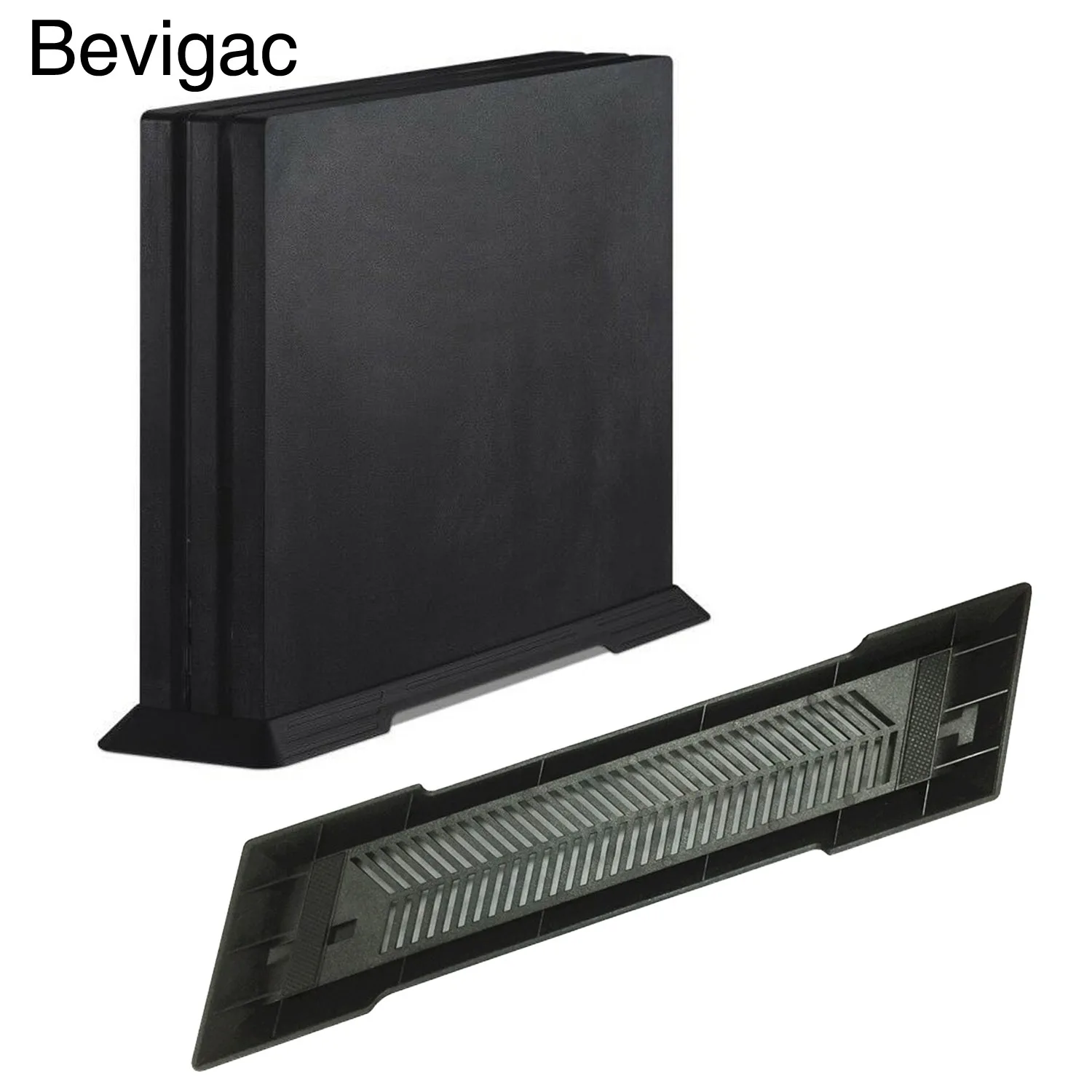 

Bevigac Simple Vertical Stand Cooling Fan Cooler Dock Station Builtin Cooling Vents for Sony PlayStation Play Station 4 PS4 Slim