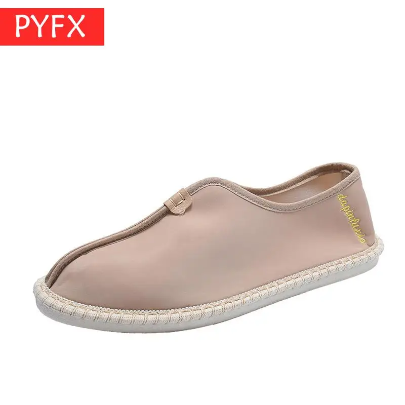 

Summer 2019 Men's Canvas Korean Leisure Black Flat Bottom Simple Walking Comfortable Breathable Cloth Shoes Fisherman's Shoes