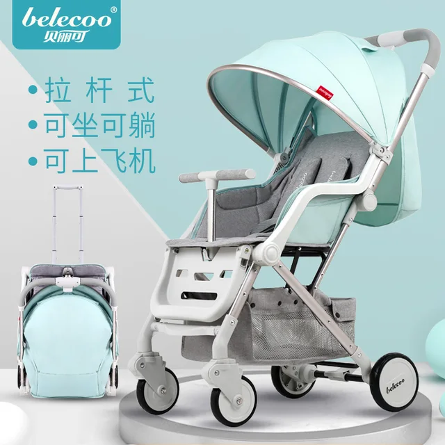 $US $154.38  5.7kg lightweight baby stroller can sit reclining portable mini baby folding child trolley new pull
