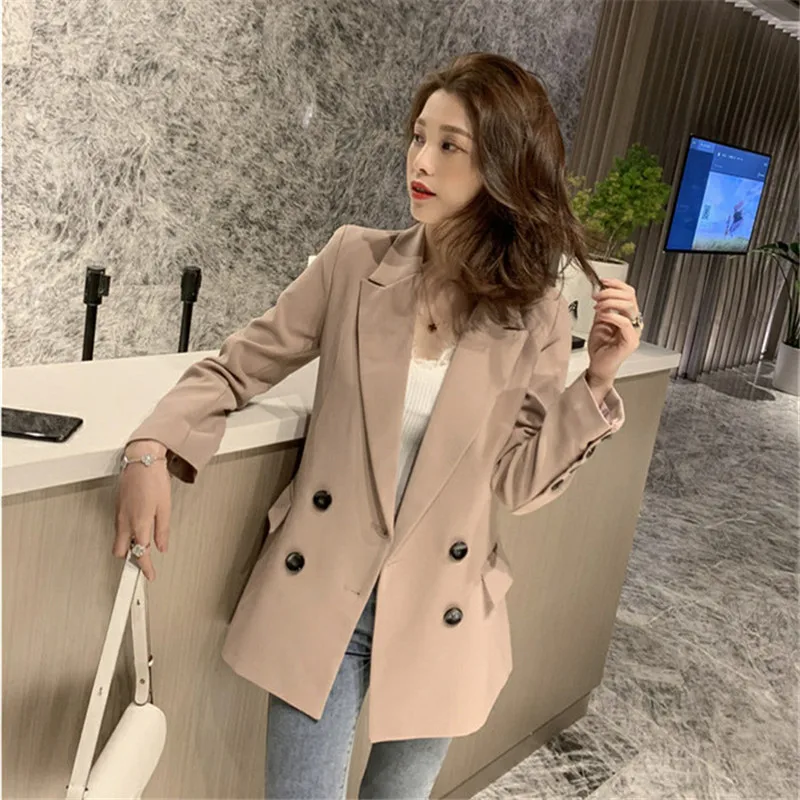 

2019 spring new style unique design retro Office Lady Blazer suit coat