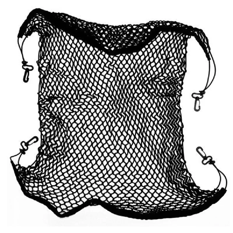 

70X70cm Nylon Cargo Net Stretch Luggage Net Rear Baggage Trunk Fixed Net 4 Hooks Car Trunk Luggage String Bag