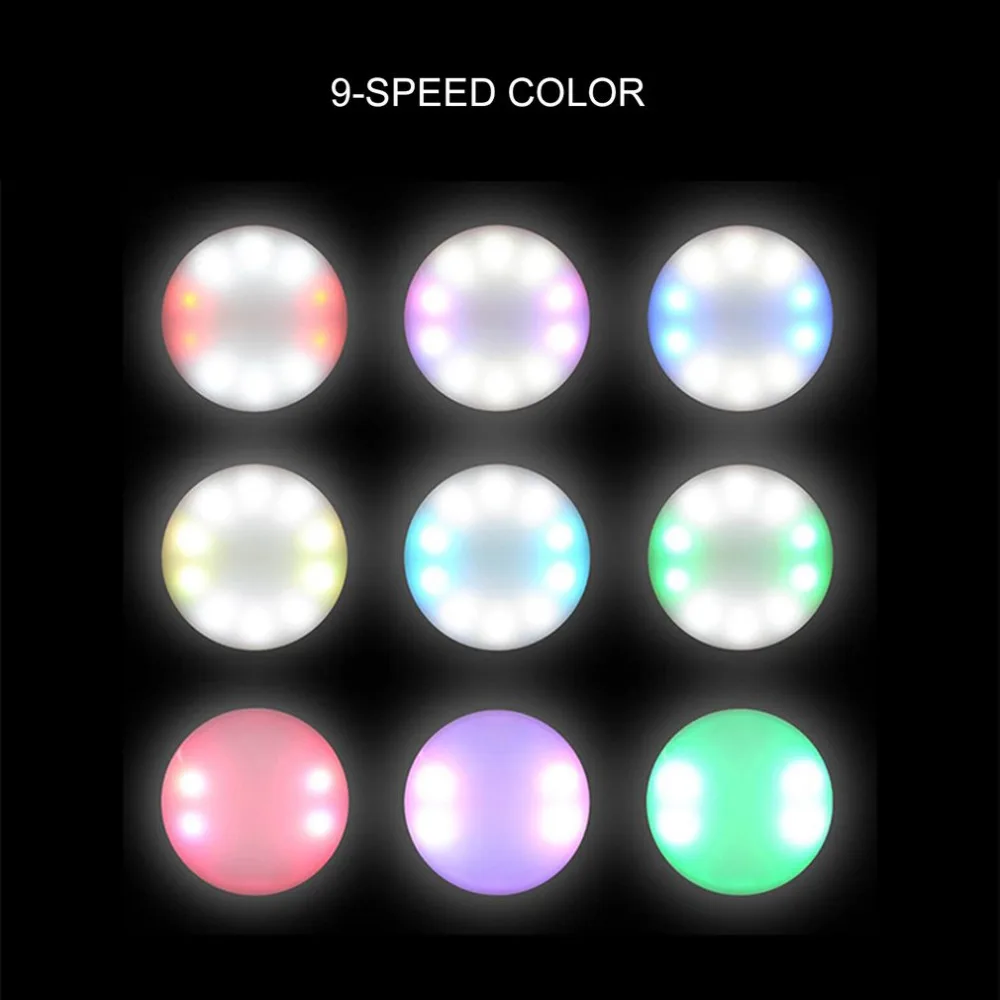 16pcs LED Mini Flash Fill Light Bright LEDS Video Light Lamp Suitable For Mobile Phone Selfie Brightness Photography Lamp 3.5mm