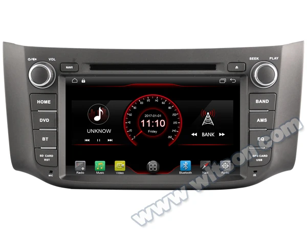 Clearance WITSON Android 9.1 car dvd GPS For NISSAN SYLPHY/B17 mirror link Built-In WiFi Module CAR AUDIO PLAYER DVR/DAB/OBD/TPMS SUPPORT 2