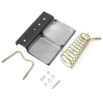 

1Pc Double Metal Base Soldering Iron Gun Holder Stand Mount Support Station Drop Ship